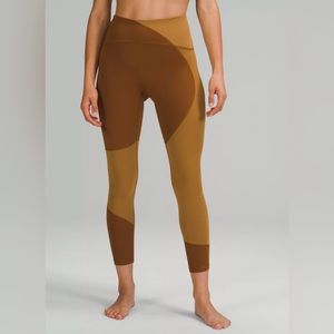Lululemon Nulu Colour Block Hi-Rise Tight 25”